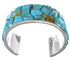 Sterling Silver Southwest Turquoise Cuff Bracelet FX27284
