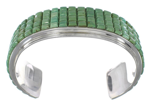 Southwest Turquoise Sterling Silver Jewelry Cuff Bracelet GS76373