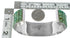 Southwest Turquoise Sterling Silver Jewelry Cuff Bracelet GS76373