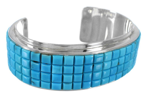 Sterling Silver Southwest Turquoise Cuff Bracelet GS76385