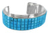 Silver Southwest Turquoise Cuff Bracelet GS76381