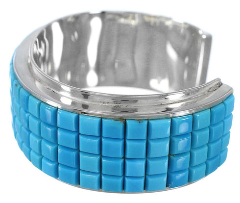 Sterling Silver Southwest Turquoise Cuff Bracelet GS76385
