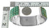 Turquoise Sterling Silver Jewelry Cuff Bracelet GS76372
