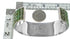 Southwest Turquoise Silver Jewelry Cuff Bracelet GS76376