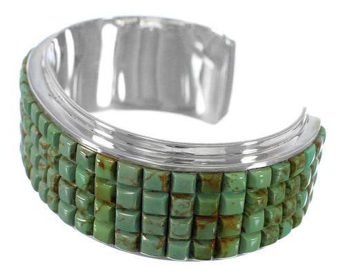 Turquoise Sterling Silver Jewelry Southwest Cuff Bracelet GS76370