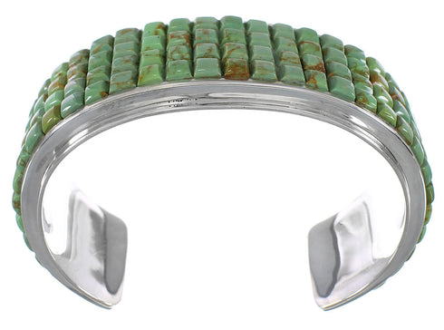 Turquoise Sterling Silver Jewelry Southwest Cuff Bracelet GS76370