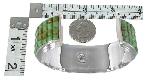 Turquoise Sterling Silver Jewelry Southwest Cuff Bracelet GS76370