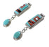 Sterling Silver Multicolor Southwestern Earrings PS63225
