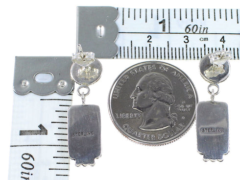 Sterling Silver Multicolor Southwestern Earrings PS63225