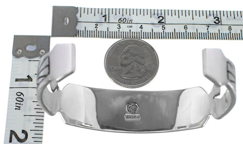 Southwestern Turquoise Inlay Silver Jewelry Cuff Bracelet MX27348