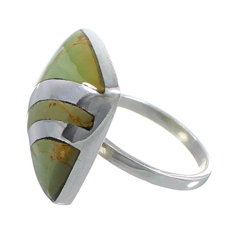 Sterling Silver Turquoise Southwest Jewelry Ring Size 5-1/2 BW64435