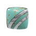 Turquoise Genuine Sterling Silver Ring Size 7-3/4 BW64343