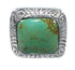 Southwest Turquoise Sterling Silver Jewelry Ring Size 6-1/4 YS63282