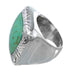Turquoise And Sterling Silver Southwestern Ring Size 4-1/2 YX69953