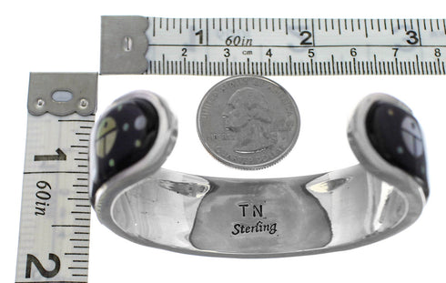 Multicolor Sun Native American Mesa Design Cuff Bracelet YS67657