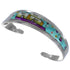 Multicolor Native American or Pueblo Design Sterling Silver Cuff Bracelet YS61852