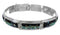 Southwest Silver Native American Village Design Link Bracelet GS62442