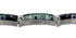 Southwest Silver Native American Village Design Link Bracelet GS62442