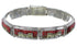 Southwest Native American Design Multicolor Link Bracelet GS62437