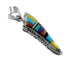 Multicolor And Sterling Silver Southwest Pendant EX29785