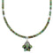 Southwest Turquoise Sterling Silver Bead Necklace Set RX94405