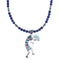Multicolor Southwest Sterling Silver Kokopelli Necklace Set AX94888