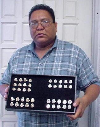 Man In The Maze Silver Native American Calvin Peterson Pendant QX77880