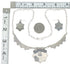 Multicolor Link Necklace And Earrings Jewelry Set GS57329