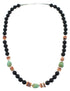 Multicolor Navajo Silver Bead Necklace AX99951