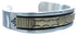 Sterling Silver And 14 Karat Gold Navajo Cuff Bracelet AX102726