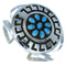 Turquoise Sterling Silver American Indian Cuff Bracelet RX103448