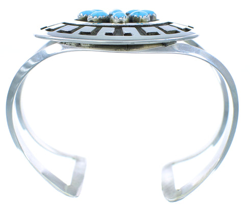 Turquoise Sterling Silver American Indian Cuff Bracelet RX103448