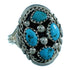 Native American Sterling Silver And Turquoise Jewelry Ring
