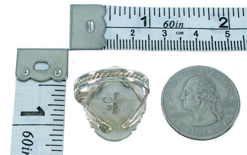 Native American Sterling Silver And Turquoise Jewelry Ring