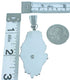 American Indian Turquoise Sterling Silver Pendant SX105679