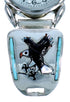 Multicolor Inlay Eagle Genuine Sterling Silver Watch RX68480