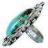 Navajo Sterling Silver And Turquoise Statement Ring Size 9-1/4 SX107707