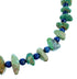 Navajo Kingman Turquoise And Lapis Sterling Silver Bead Necklace SX108074