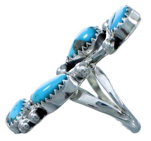 Navajo Turquoise And Authentic Sterling Silver Ring
