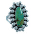 Turquoise Genuine Sterling Silver Navajo Indian Ring