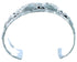 Navajo Scalloped Leaf Sterling Silver Cuff Bracelet SX110412