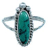 Turquoise And Sterling Silver Navajo Ring