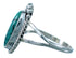 Turquoise And Sterling Silver Navajo Ring