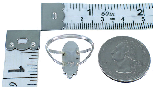 Turquoise And Sterling Silver Navajo Ring