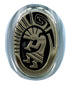 14KG Sterling Silver Navajo Kokopelli Water Wave Calvin Peterson Ring Size 10-3/4 SX111629