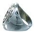 14KG Sterling Silver Navajo Kokopelli Water Wave Calvin Peterson Ring Size 10-3/4 SX111629