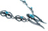 Turquoise Old Pawn Style Sterling Silver Navajo Naja Necklace Set SX111774