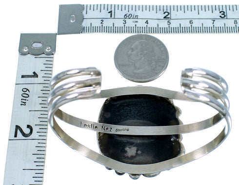 Sterling Silver Turquoise American Indian Cuff Bracelet LX113662