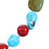 Coral and Turquoise Southwestern Genuine Sterling Silver Bead Necklace LX114212