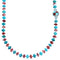 Sterling Silver Multicolor Southwestern Bead Necklace SX115009